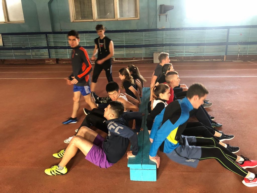 Тренировка в спортивном комплексе «Динамо».
