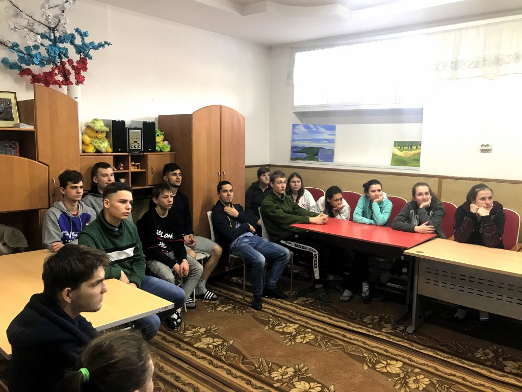 Беседа с инспектором ГИБДД.