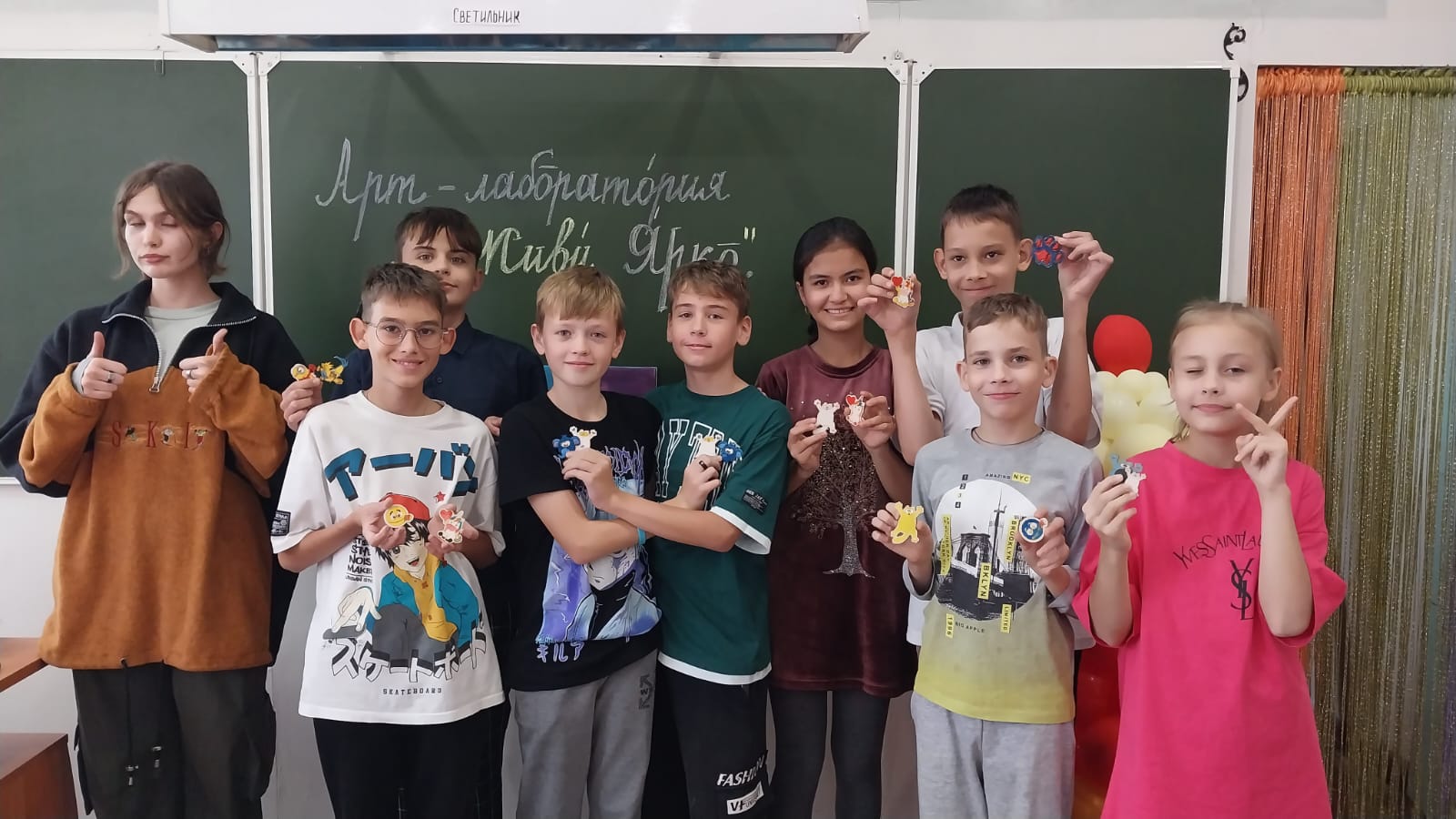 Мастер - класс в Арт - лаборатории.