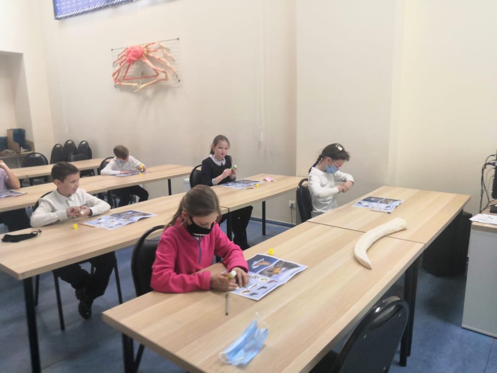 Занятие в Океанариуме.