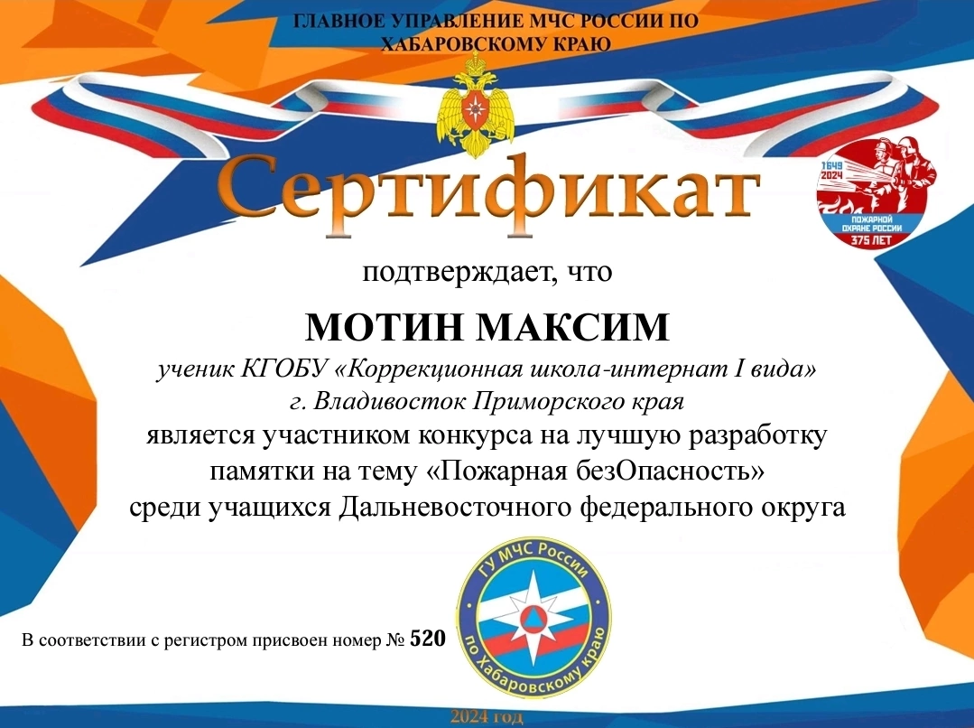 Итоги конкурса по пожарной безопасности.