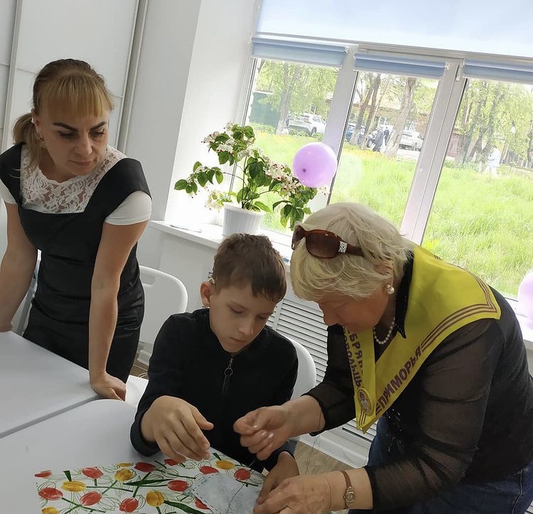 Занятие в Центре Активного долголетия.